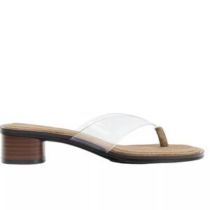 Transparent Women's Slide Sandals - WORN ONCE